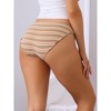 Allegra K Women's Contrasting Colors Full Coverage Low-Waisted Briefs - 2 of 4