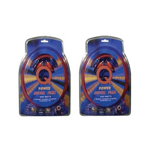 Q Power Super Flex 4-Gauge 3000-Watt Amplifier Car Audio Wiring Amp Kit (2 Pack) - 1 of 4