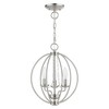 Livex Lighting Arabella 3 - Light Chandelier in  Brushed Nickel - 2 of 4