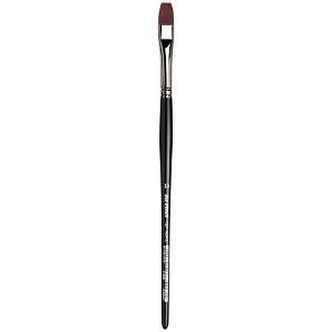 da Vinci TOP-ACRYL Bright Red-Brown Brush, Synthetic, Acrylic & Oil, Flat, Series 7185K, Size 10 - 1 of 3