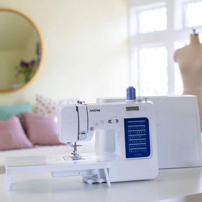 Brother CS7000X White Computerized Sewing and Quilting Machine with Wide Table