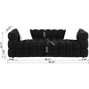 XIYUYEU Marshmallow Boucle Sofa Couch 3 Seater Comfy Couch Upholstered Tufted Cloud Couch - 3 of 4