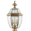 Livex Lighting Monterey 3 - Light Lantern in  Antique Brass - 2 of 4