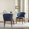 Ester Mid-century Modern Upholstered Dining Chair,Set of 2 | ARTFUL LIVING DESIGN - 3 of 4