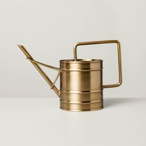 1L Brass Metal Watering Can - Hearth & Hand™ with Magnolia - 1 of 4