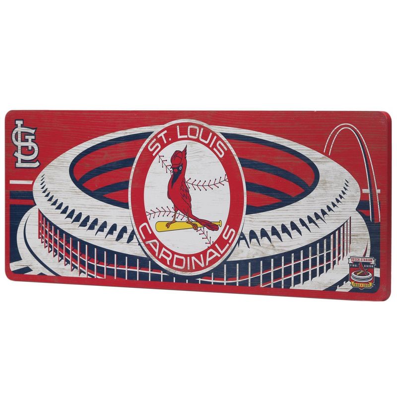 MLB St. Louis Cardinals Baseball Tradition Wood Sign Panel, 2 of 5