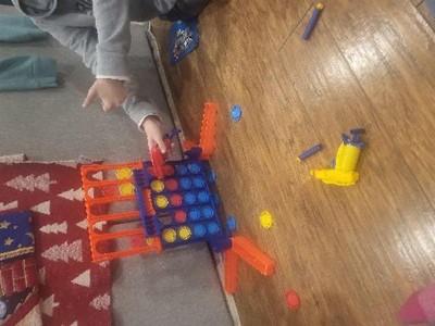 Connect 4 Blast Nerf - Blast Your Way To 4 In A Row 