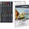 Lyra® Aquacolor Water Soluble Crayon Pastels Set Tin, Assorted Colors, 12 Pieces - 2 of 4