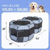 EighteenTek 2 Mesh Room Pop Up Portable Pet Playpen - 4 of 4