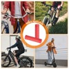 Unique Bargains Rubber Non-Slip Mushroom Bike Fit 7/8" Handlebar Grips 4.53" 1 Pair - 4 of 4