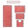 Home Weavers Luxury Collection 100% Cotton Tufted Bathroom Rug Set, Non-Slip Latex Bath Rug Set - 3 of 4
