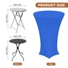 Unique Bargains Spandex Polyester Wrinkle-resistant High Elasticity Tablecloths - 2 of 4