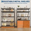 5-Tier Metal Storage Shelving Unit, Adjustable Storage Rack Heavy Duty Garage Shelves, 2000 lbs for Garage, Kitchen, Bathroom, Warehouse - 3 of 4
