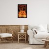 Stupell Industries Happy Halloween Floral Pumpkin Floating Frame Canvas Art - 3 of 4