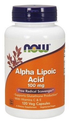 Alpha Lipoic Acid 100mg With E & C by Now Foods  -  120 VegCap
