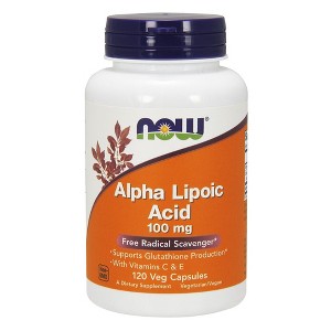 Alpha Lipoic Acid 100mg With E & C by Now Foods  -  120 VegCap - 1 of 2