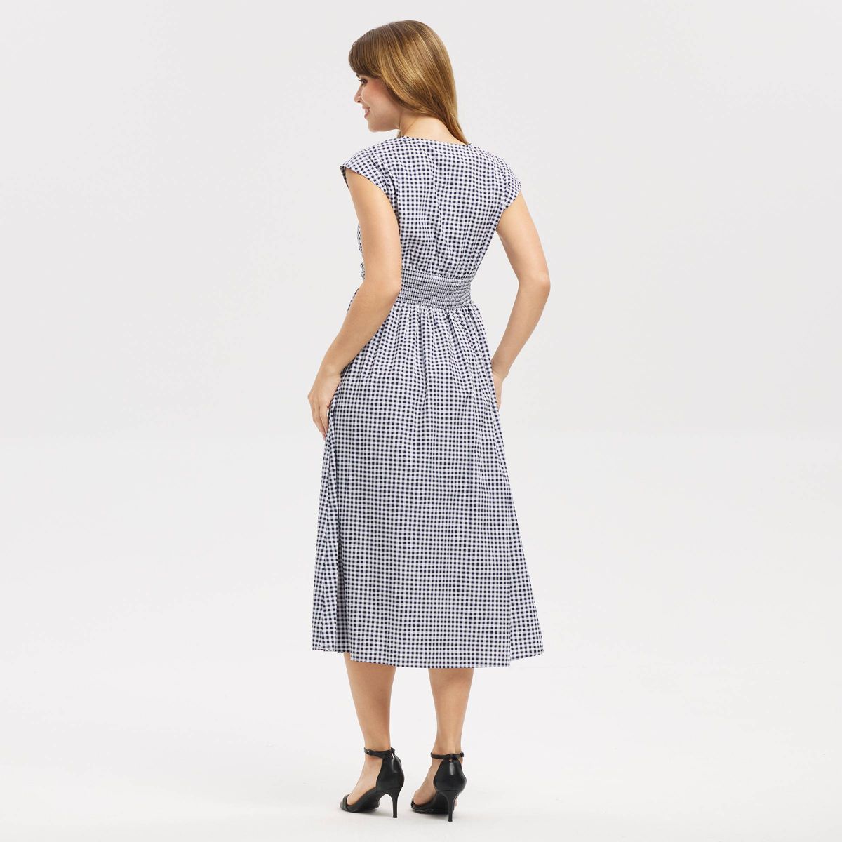 Women's Twist-Front Midi Dress - A New Day™ - thumbnail 2