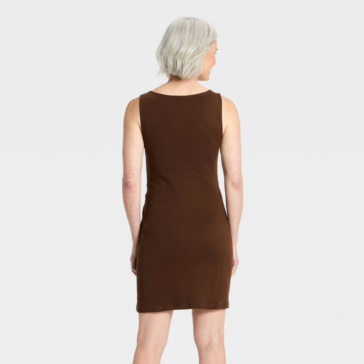 Women's Ruched Side-Knot Mini Dress - A New Day™ - thumbnail 8