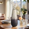 Sagebrook Home 18" Glass Vase - Creative Crackled Design in Purple Ombre - Create Floral Designs for Indoor or Outdoor Use, Table Decor for Home, - image 3 of 4