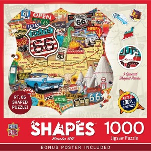 MasterPieces 1000 Piece Jigsaw Puzzle - Route 66 - 27"x27" - 1 of 4