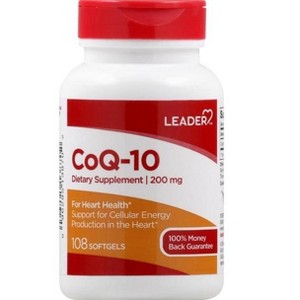 Leader CoEnzyme Q10 200mg Softgel, 108 Ct - 1 of 1