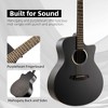 Whizmax Acoustic Guitar,41"Acoustic Guitar Kit Full Size Steel String Cutaway Grand Auditorium Guitar with Upgraded Gig Bag, Tuner, Strap, Strings - 2 of 4