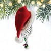 Christmas Themed Microphone Glass Ornament, Music Themed Gift for Musicians| OrnamentallyYou - 4 of 4