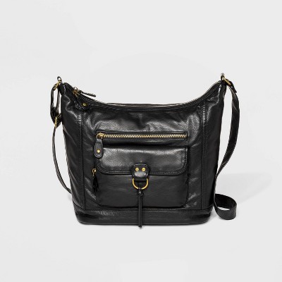 bueno black leather handbags