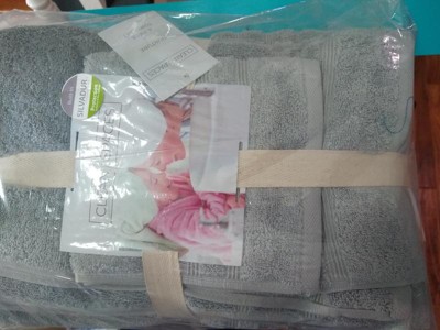 Clean Spaces Nurture Sustainable Antimicrobial 6-Piece Towel Set - White