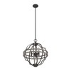 Hunter 19.25" Stone Creek Pendant Light Noble Bronze Finish, 6 Bulbs, Indoor Ceiling Fixture - 3 of 4