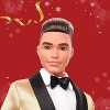 Barbie Signature 2025 Holiday Light Brown Hair Ken Collectible Fashion Doll wearing Full Suit with Golden Jacket - 2 of 4