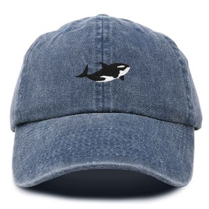 Dalix Orca Cap Aquarium Embroidered Mens Cotton Dad Hat Baseball Hat - 1 of 4