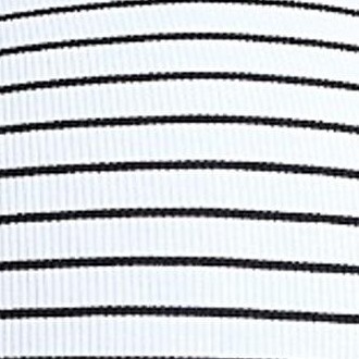 white & black stripe