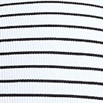 white & black stripe