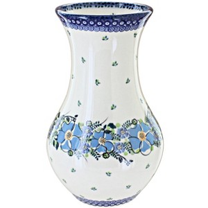 Blue Rose Polish Pottery W04 Galia Vase - 1 of 1