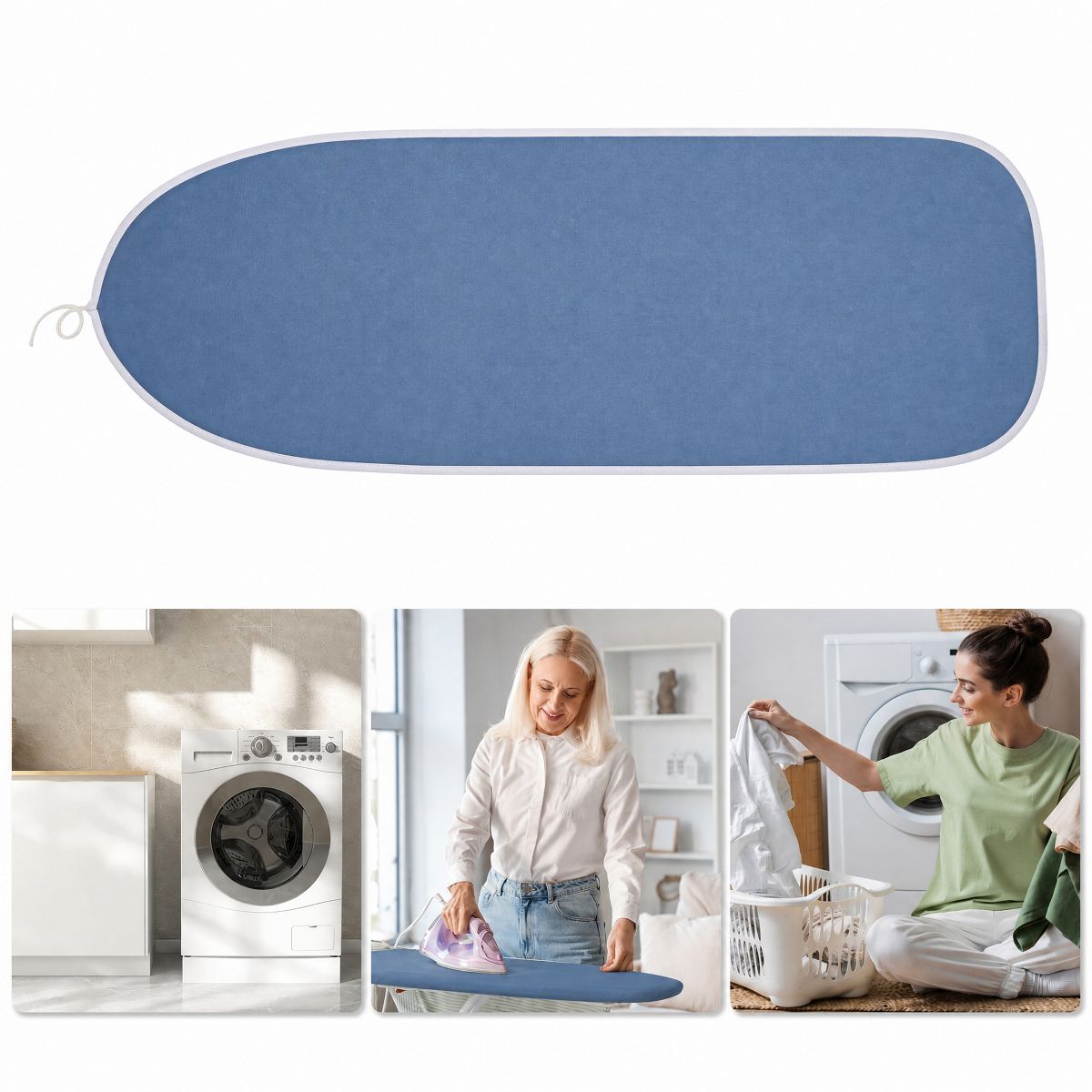 Unique Bargains Heat-resistant Ironing Board Cover 1 Pc - thumbnail 10