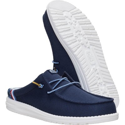 HEYDUDE Men Wally Slip Americana, 4thof July Patriotic Shoes , Navy Blazer/Multi, M11 — фото 4
