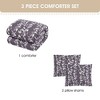 Nanshing 2pc Twin Marilla Comforter Set Purple - 4 of 4