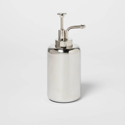 Silver deals soap pump