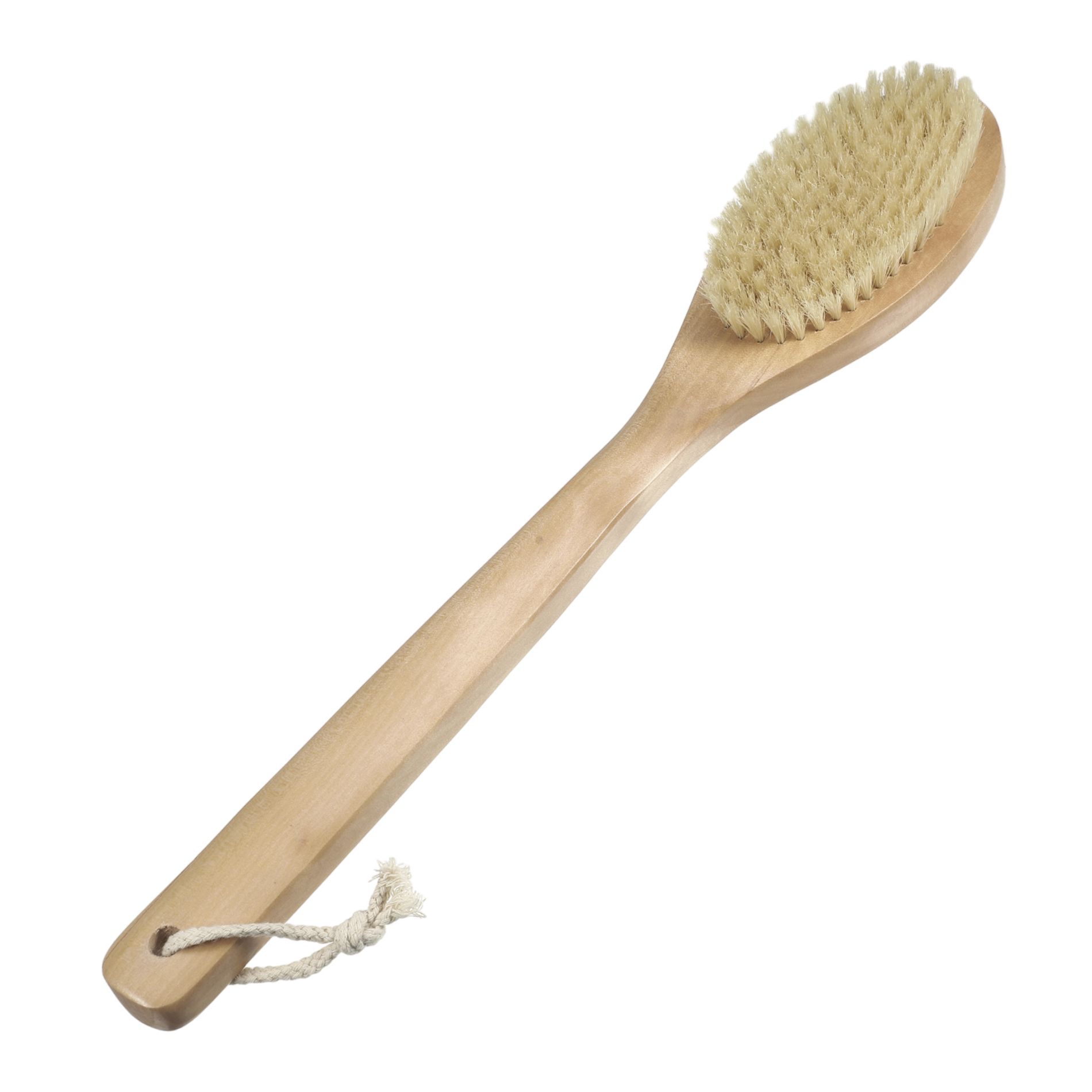Unique Bargains Long Handle Bath Brush for Shower 16.14" Length Yellow 1 Pc