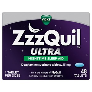 ZzzQuil Ultra Nighttime Sleep-Aid Tablets - 48ct - 1 of 4