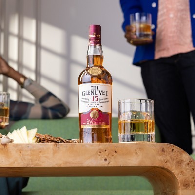 The Glenlivet 15yr Single Malt Scotch Whisky - 750ml Bottle