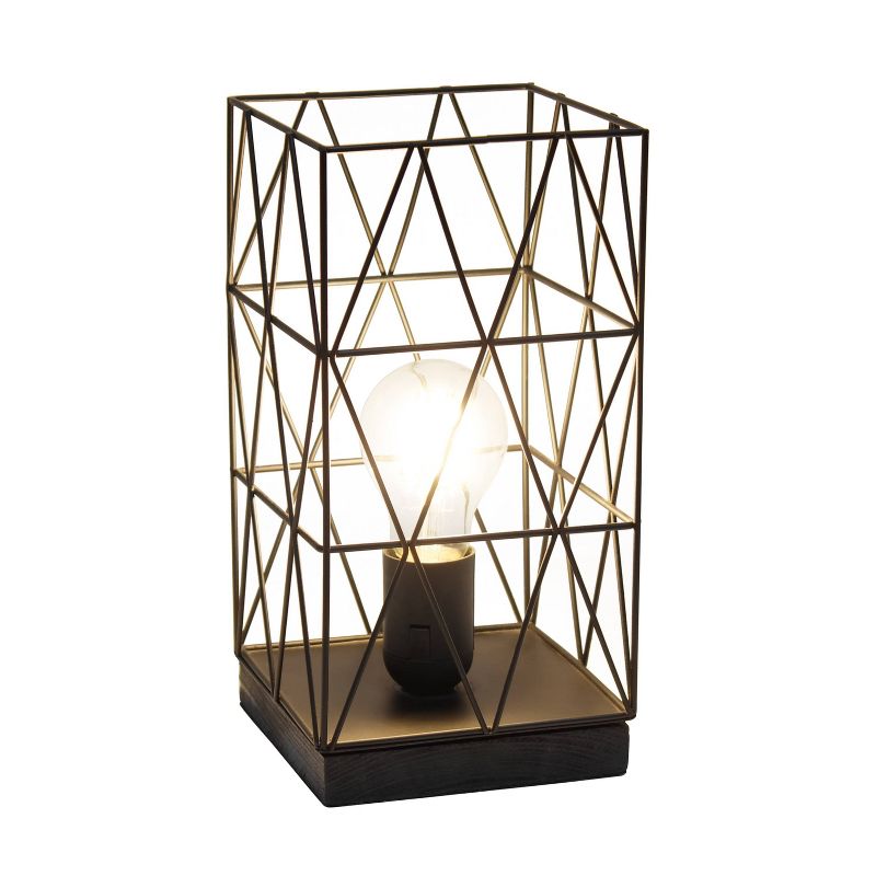 Metal Geometric Square Table Lamp - Simple Designs, 2 of 11