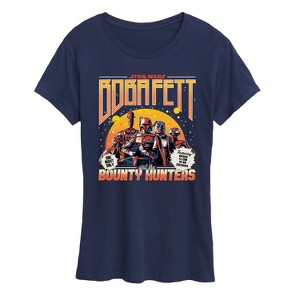 Women's - Star Wars - Boba Fett and the Bounty Hunters Band Short Sleeve Graphic T-Shirt - 1 of 4