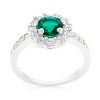 Slickblue Women’s Birthstone Engagement Ring, .88 Ct Round Cut Cubic Zirconia in 6 Colors, Sizes 5-10 - 3 of 4
