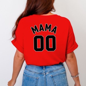Mama Jersey Heart  - Womens Garment Dyed Tee - 1 of 3