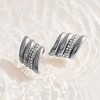 EVRY JEWELS WATERPROOF Gold or Silver Plated Old Hollywood Earrings - 3 of 3