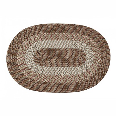Country Stripe Collection 100% Polypropylene Reversible Indoor Area Utility Rug - Better Trends