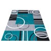 Washable Runner Rug: Non-Slip, Stain-Resistant, Geometric Vintage-Style for Kitchen, Hallway, Entryways & Bathrooms - 2 of 4