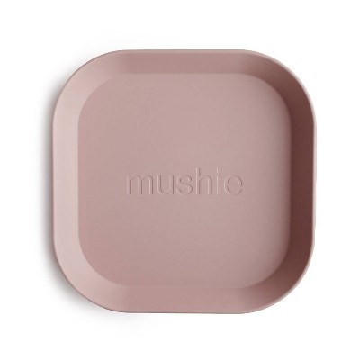 Mushie Square Dinner Bowl - Blush - 2ct